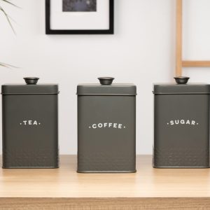 Artisan Street Sugar Storage Canister, Grey