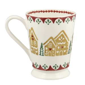 Mug: 1 x 430ml Emma Bridgewater Gingerbread House Cocoa Mug, Ceramic