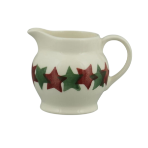 Christmas Tree Decoration: 1 x 60ml Emma Bridgewater Christmas Stars Tiny Jug Boxed, Ceramic