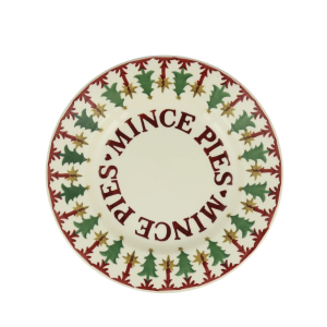 Dinner Plate: 1 x 22cm Emma Bridgewater Christmas Joy Medium Dinner Plate, Ceramic