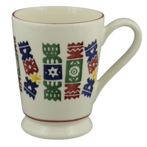 Mug: 1 x 430ml Emma Bridgewater Christmas Crackers Cocoa Mug, Ceramic