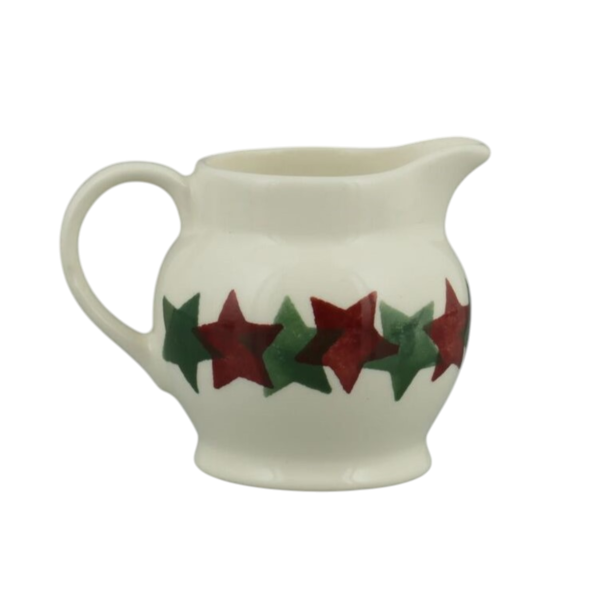 Christmas Tree Decoration: 1 x 60ml Emma Bridgewater Christmas Stars Tiny Jug Boxed, Ceramic