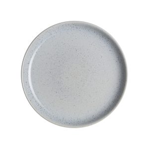 Dinner Plate: 1 x 26cm Denby Studio Blue Pebble Coupe Dinner Plate, Stoneware