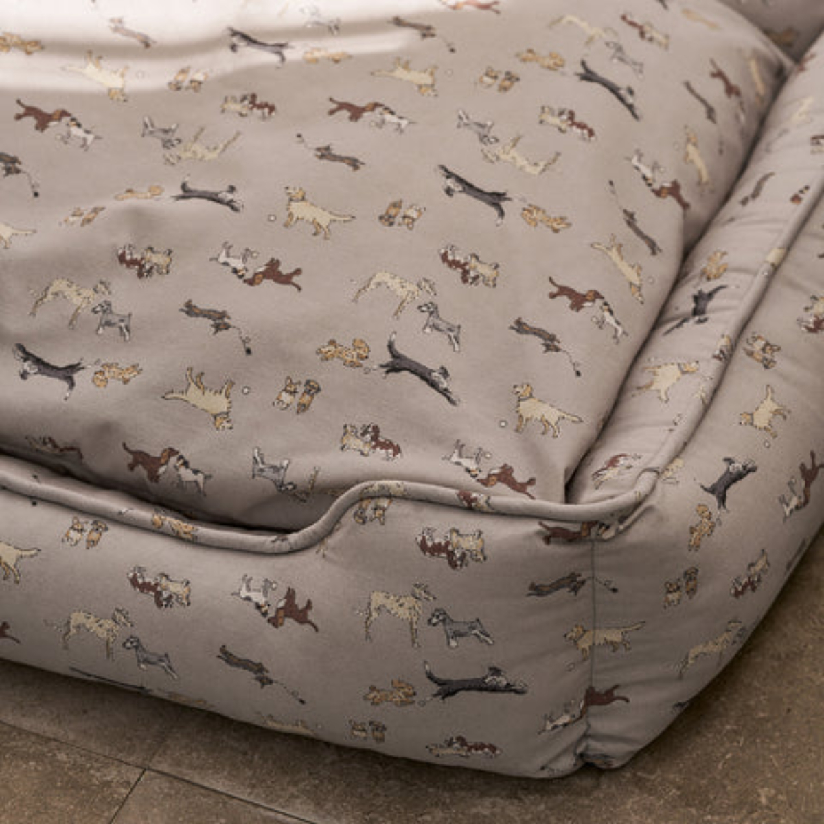 Pet Bed: 68cm x 46cm Doggy Daycare Pet Bed, Cotton