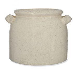 Utensil/Plant Pot: Ravello Utensil Pot with Handles, Ceramic