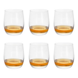 Low Ball Glasses: 6 x 320ml Dartington Crystal Wine & Dine Tumblers, Dartington Crystal