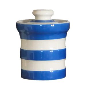 Spice Jar: Cornishware Blue Spice Jar, Ceramic