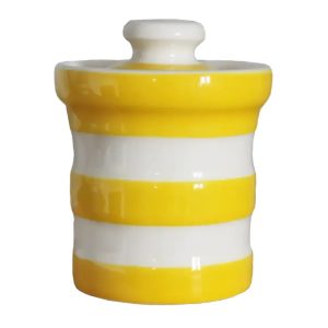Spice Jar: Cornishware Yellow Spice Jar, Ceramic