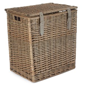 Wine Bottle Storage: 39cm x 29cm x 44cm Antique Wash Vintner Storage Hamper, Willow