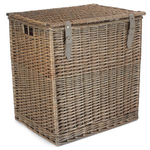 Wine Bottle Storage: 46cm x 37cm x 50cm Antique Wash Vintner Storage Hamper, Willow