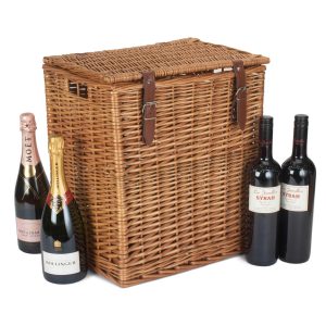 Wine Bottle Storage: 39 x 29 x 44cm Vintner Bottle Storage Hamper, Willow