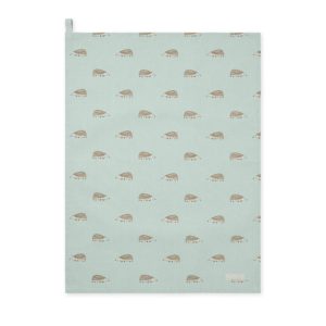 Tea Towel: Sophie Allport Hedgehogs Tea Towel, 100% Cotton
