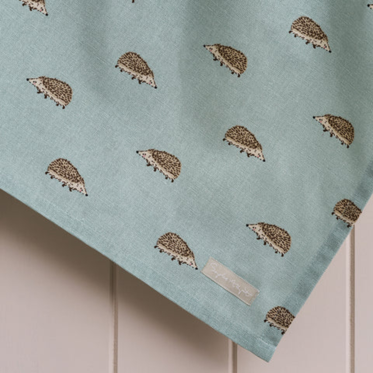 Tea Towel: Sophie Allport Hedgehogs Tea Towel, 100% Cotton