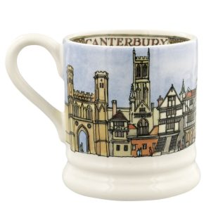 Mug: 1 x 300ml Emma Bridgewater Canterbury 1/2 Pint Mug, Ceramic