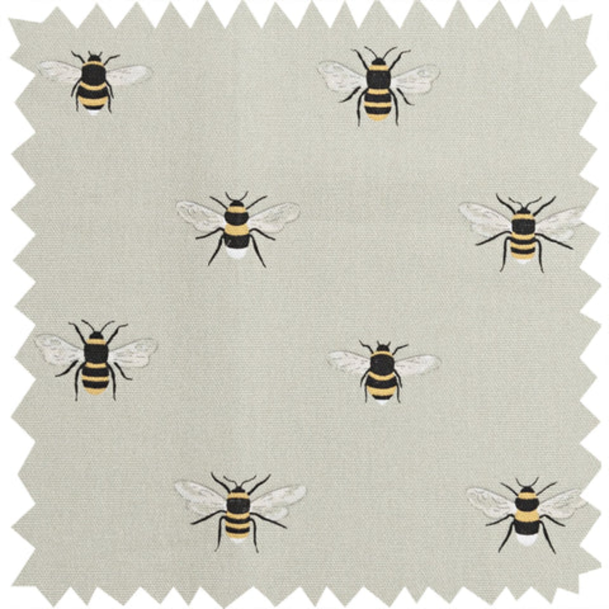 Hob Cover: Sophie Allport Bees Circular Hob Cover, Cotton