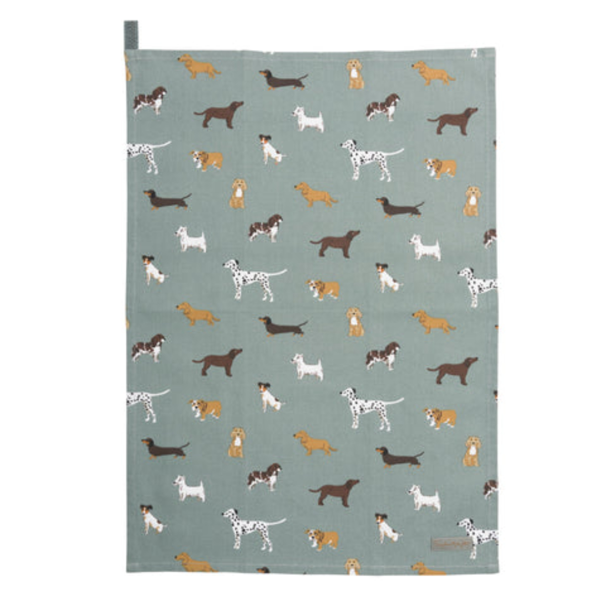 Tea Towel: Sophie Allport Fetch Tea Towel, 100% Cotton