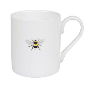 Mug: 1 x 425ml Sophie Allport Bees Solo Mug, Bone China