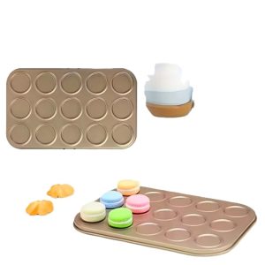 Macaron Tin: 2 x 15 Hole Macaron Tin, Non Stick