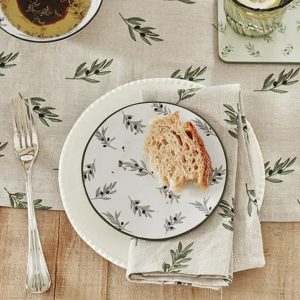 Coaster Set: 4 x Sophie Allport Olive Coasters, Cork Backed