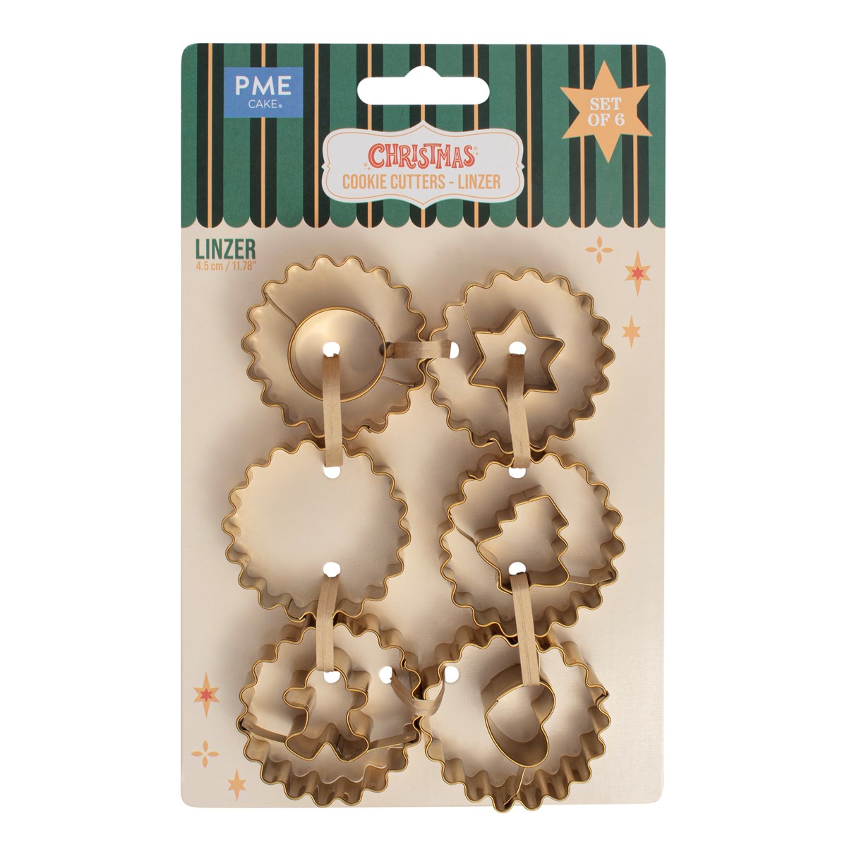 Cookie Cutter Set: 6 x Christmas Cookie Circle and Plain Cutter Set ...