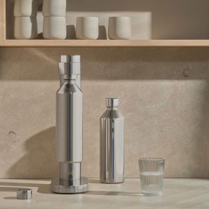 Carbonating Bottle: Brus Carbonating Bottle, Stainless Steel