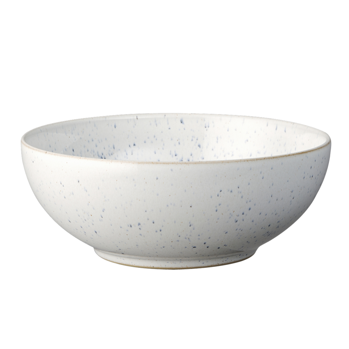 Breakfast Bowl: 1 x 17cm Denby Studio Blue Chalk Cereal Bowl, Stoneware