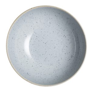 Breakfast Bowl: 1 x 17cm Denby Studio Blue Pebble Cereal Bowl, Stoneware