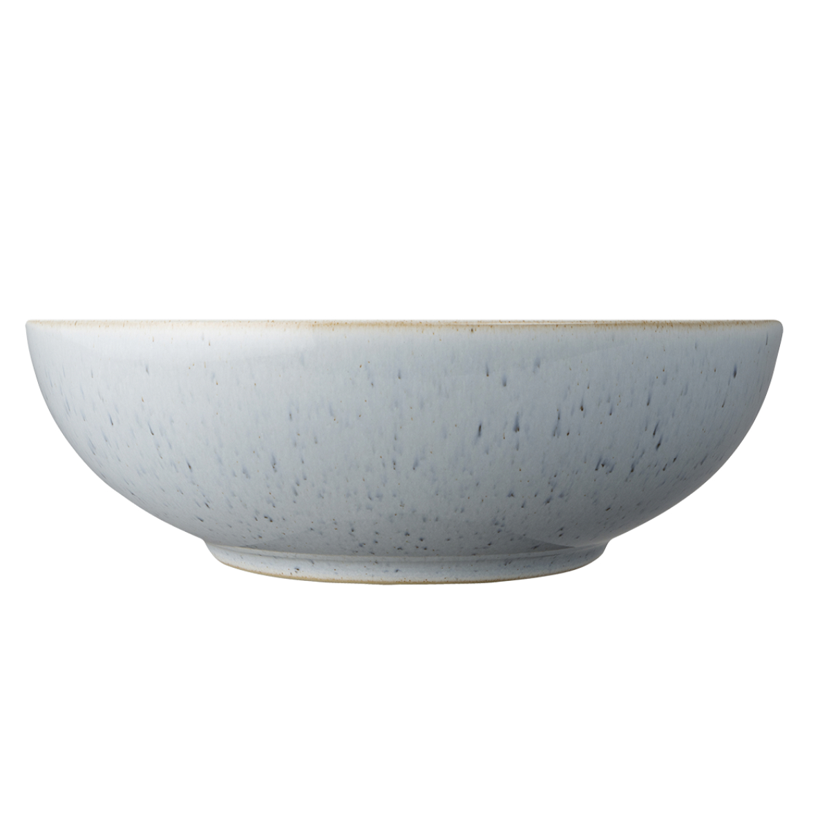 Breakfast Bowl: 1 x 17cm Denby Studio Blue Pebble Cereal Bowl, Stoneware - Image 3