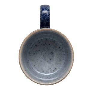 Espresso Mug: 1 x 100ml Denby Studio Blue Cobalt Brew Espresso Cup, Stoneware