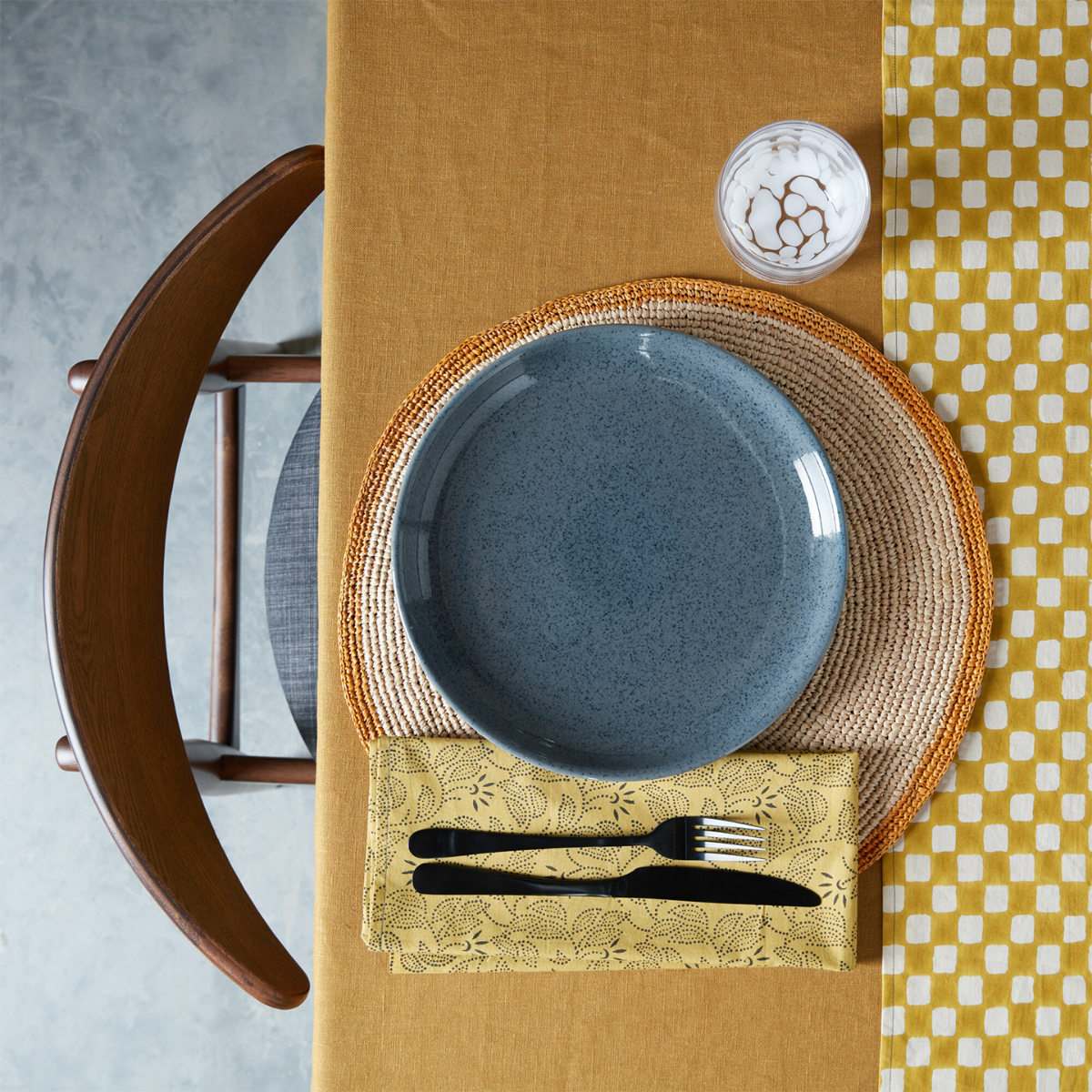Dinner Plate Set: 4 x 26cm Denby Dark Grey Speckle Coupe Dinner Plates, Stoneware - Image 6