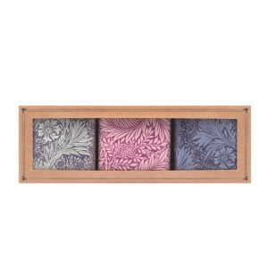 Caddy Set: 3 x 10.5cm Arts & Crafts Marigold Caddies, Square