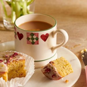 Mug: 1 x 175ml Emma Bridgewater Pink Quilts Small Mug, Ceramic