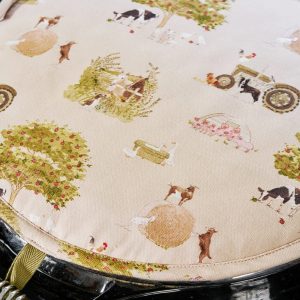 Hob Cover: Sophie Allport Farm Friends Aga Cover, Cotton