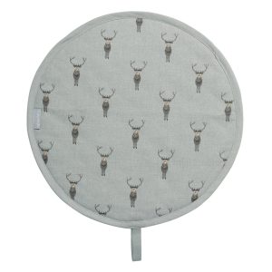 Hob Cover: Sophie Allport Highland Stags Aga Cover, Cotton
