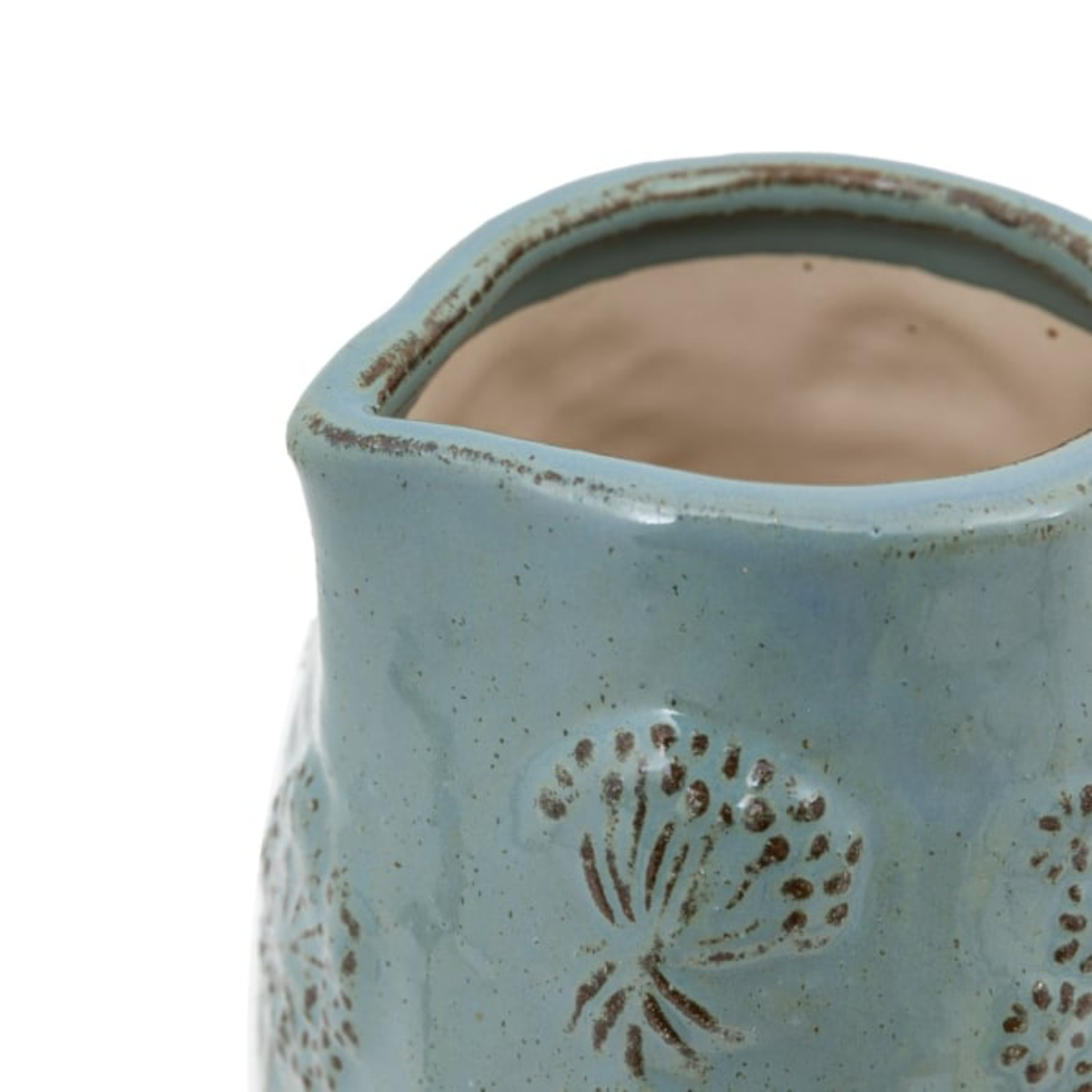 Jug: 1 Litre Meadow Embossed Jug, Ceramic - Image 7
