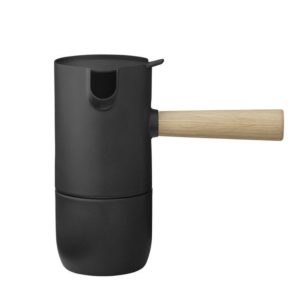 Italian Espresso Coffee Maker: 3 Cup Stelton Collar Espresso Maker