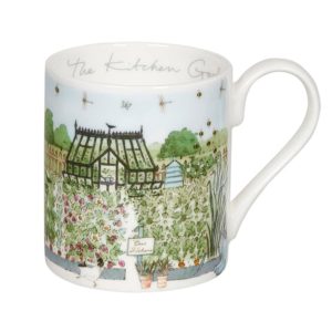 Mug: 1 x 275ml Sophie Allport Kitchen Garden Mug, Fine bone china