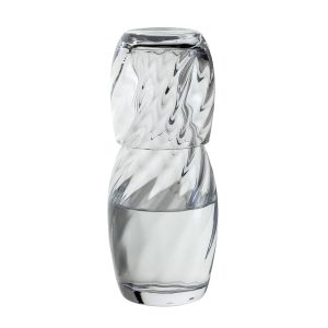 Carafe: 0.4 Litre Dartington Ripple Carafe & Up, Glass