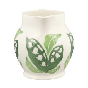 Jug: 0.315 Litre Emma Bridgewater Lily Of The Valley 1/2 Pint Jug, Ceramic