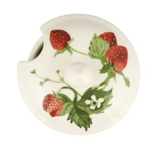 Sugar Bowl: 0.28 Litre Emma Bridgewater Strawberries Large Sugar Pot, Ceramic