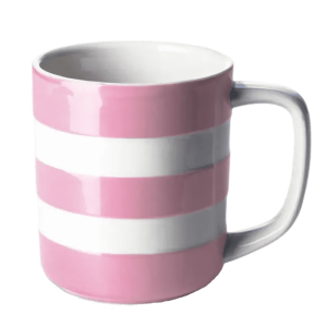Mug: 1 x 280ml / 10oz Mug Cornishware Summer Rose, Ceramic