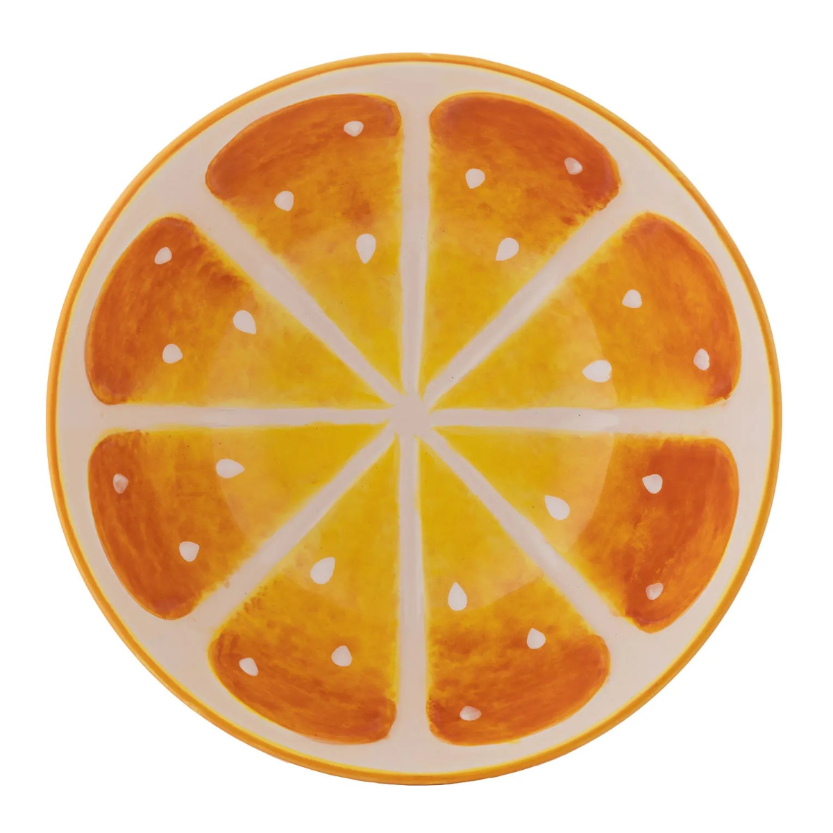Bowl: 21.5cm World Foods Orange Bowl, Ceramic - Image 2