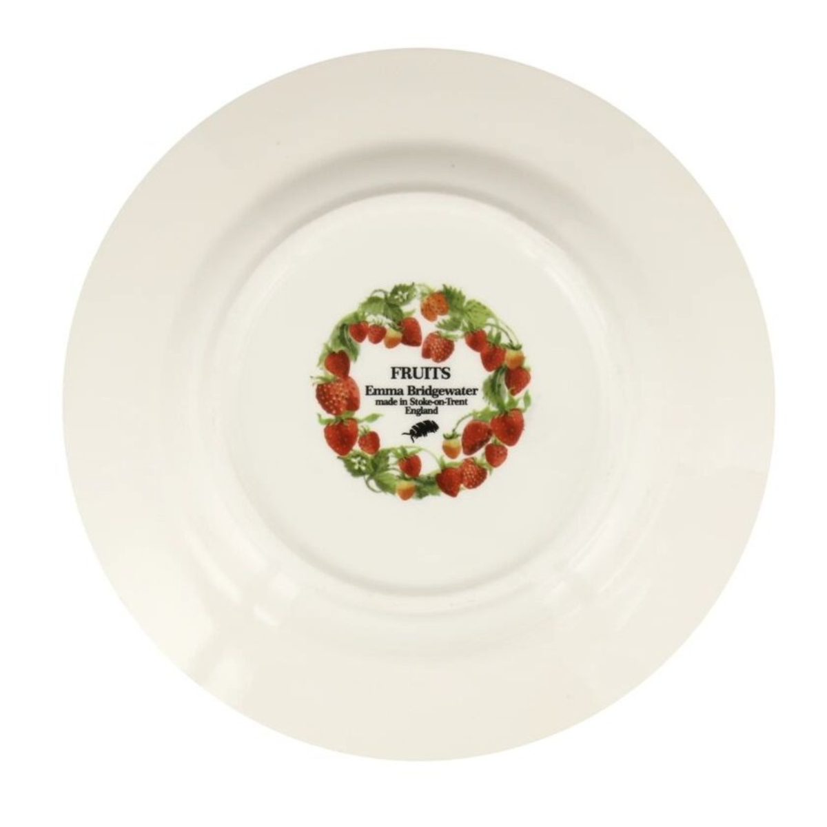 Dinner Plate: 1 x 22cm Emma Bridgewater Strawberries Medium Dinner Plate, Ceramic - Image 2