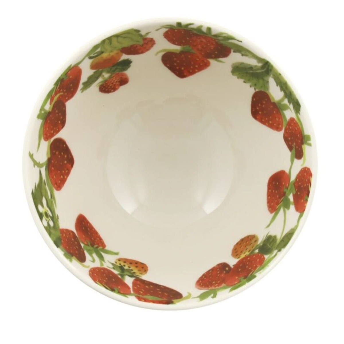 Dip Bowl: 16cm Emma Bridgewater Strawberries Medium Old Bowl, Ceramic - Image 3