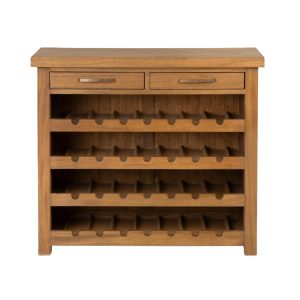 Bottle Rack: 28 Bottle Walcote Wine Rack, Natural