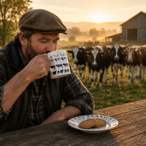 Mug: 1 x 275ml Sophie Allport Cows Moo Mug, Bone China