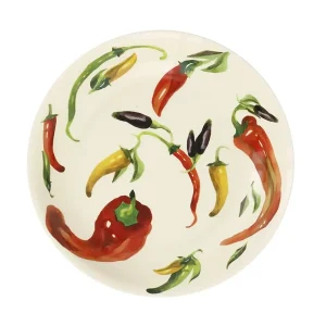 Pasta Bowl: 23cm Emma Bridgewater Chillies Medium Pasta Bowl, Ceramic