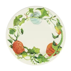 Breakfast/Salad Plate: 1 x 22cm Emma Bridgewater Pumpkins 8 1/2 Inch Plate, Ceramic