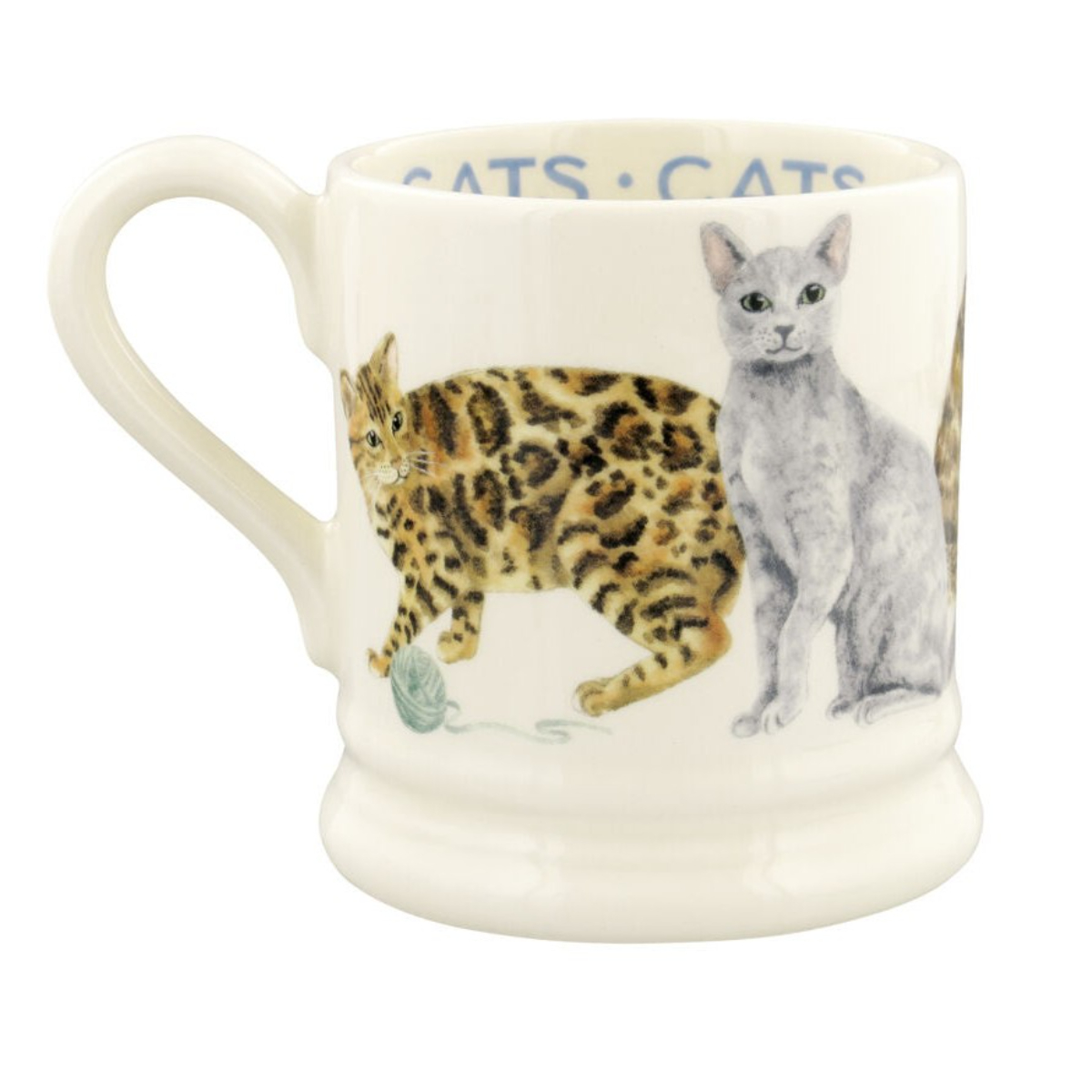 Mug: 1 x 300ml Emma Bridgewater Cats All Over 1/2 Half Pint Mug, Ceramic - Image 4