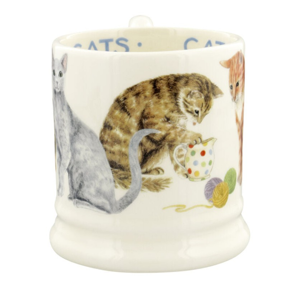 Mug: 1 x 300ml Emma Bridgewater Cats All Over 1/2 Half Pint Mug, Ceramic - Image 3